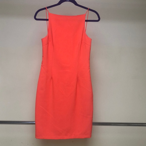 Orange Sheath Dress - Picture 3 of 4